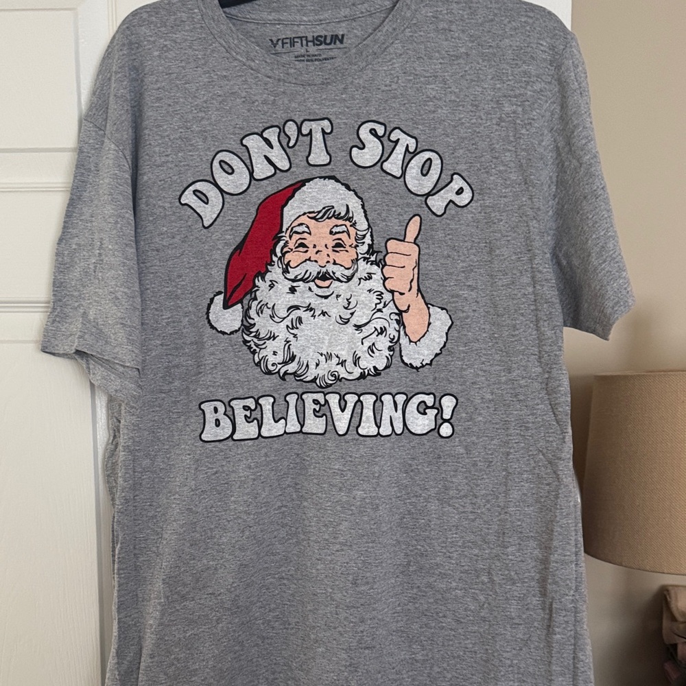 Fifth Sun Gray Holiday T-Shirt